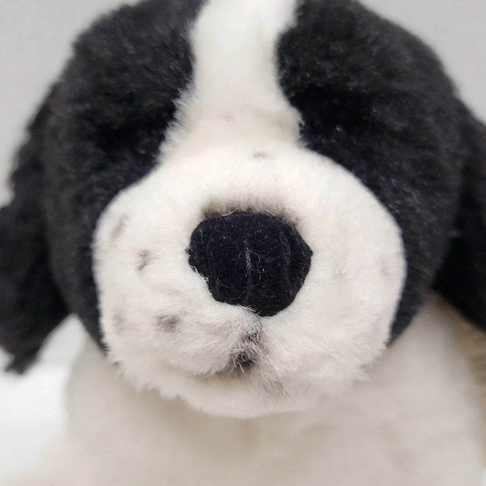 Dakin Baby Pups Brinkley Springer Spaniel White Black Puppy Dog Plush